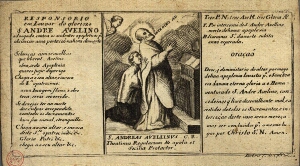 S. Andreas Avellinvs C. R. Theatinus Regularium Neapolis et Secilia Protector