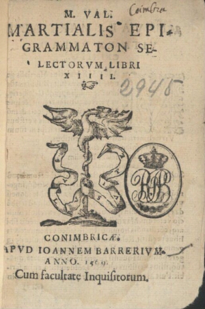 M. Val. Martialis Epigrammaton selectorum libri xiiij