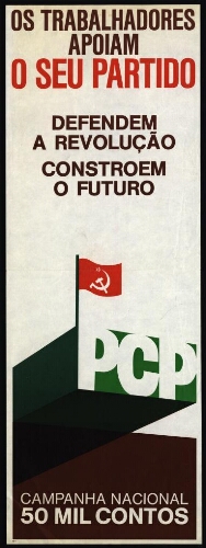 Os trabalhadores apoiam o seu partido, defendem a revolução, constroem o futuro