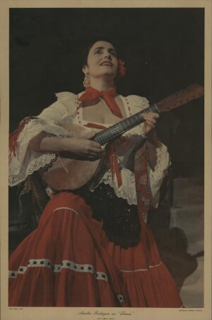 Amália Rodrigues na "Severa"