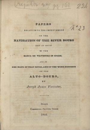 Papers relating to the improvement of the navigation of the river Douro from its mouth to the barca ...
