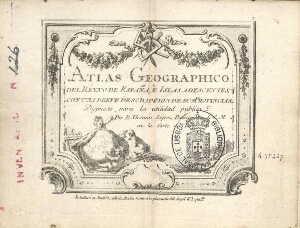 Atlas geographico del reyno de España, è islas adyacentes con una breve description des sus provinci...