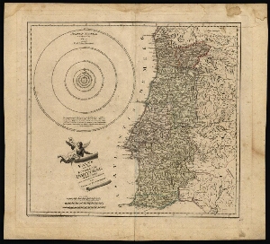 Karte von dem königreiche Portugal