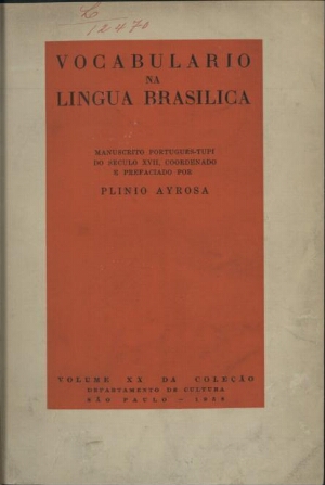 Vocabulario na lingua brasilica