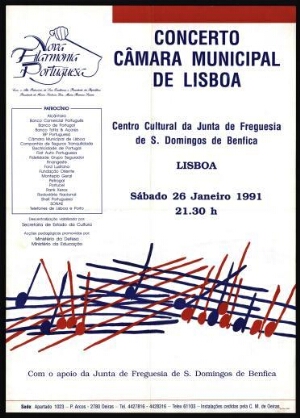 Concerto Câmara Municipal de Lisboa