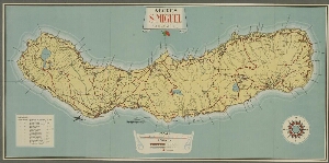 Mapa da Ilha de S. Miguel «a Ilha verde dos Açores»