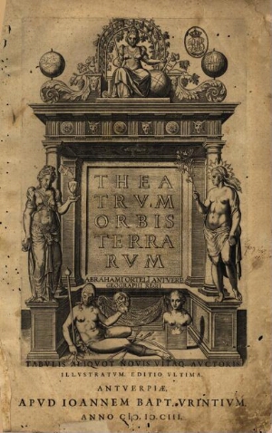 Theatrum orbis terrarum... tabulis aliquot novis vitaque auctoris illustratum, editio ultima.Parergo...