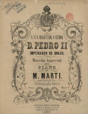 A Sua Magestade, O Senhor D. Pedro II Imperador do Brazil