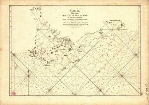 Carte d'une partie des côtes de la Chine et des Isles adjacentes, depuis l'Isle nommée la Pierre Bla...