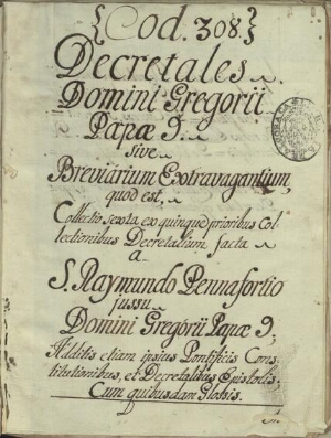 Decretales Gregorii IXConstitutiones Novae