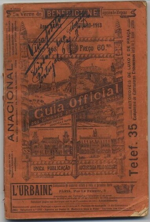 Guia official dos Caminhos de Ferro de Portugal