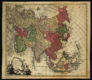 El Asia con toda la extension de sus reinos y provincias segun las ultimas y nuevas observationes de...