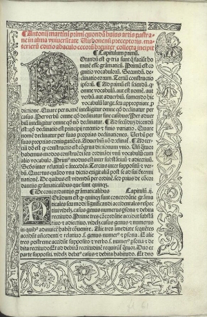 Materiae Antonii Martini a baculo caecorum breviter collectae