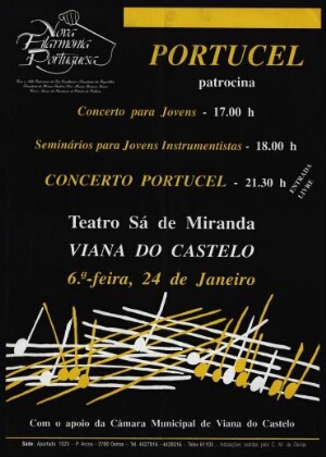 Concerto para jovens - Viana do Castelo ;Seminários para jovens instrumentistas - Viana do Castelo ;...