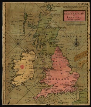 A chart of the sea coast of Great Britain and Ireland