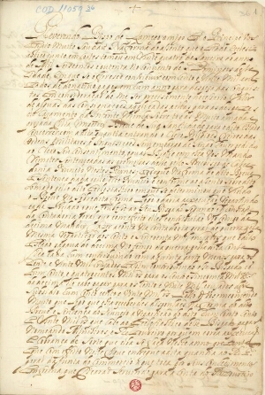 [Carta de D. Pedro II para D. Fr. Luís da Silva, bispo de Lamego]