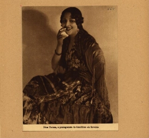 Dina Teresa, a protagonista do fonofilme a «Severa»