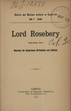 Lord Rosebery