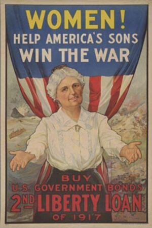 Women! Help America's sons win the war