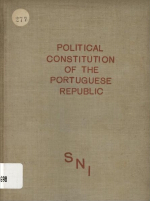 Political Constitution of the Portuguese Republic ; ; Colonial act