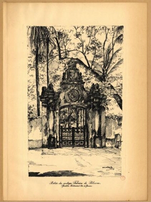 Portão da antiga fábrica de polvora (Jardim Botânico) - Rio de Janeiro