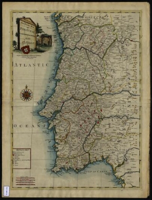 Bowles's new pocket map of Portugal