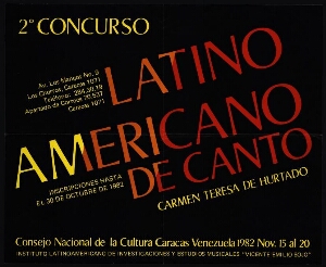 2º Concurso latino americano de canto