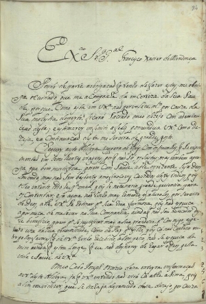 [Carta do Frei Caetano Josepe da Gama para Francisco Xavier de Mendonça Furtado, com informações sob...