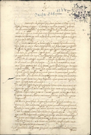 Informação sobre o estado do Brasil, datada de 15 de Novembro de 1652