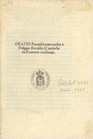Oratio proverbiorum