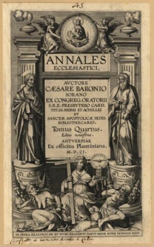 Annales Ecclesiastici, avctore Caesare Baronio Sorano... tomus quartus