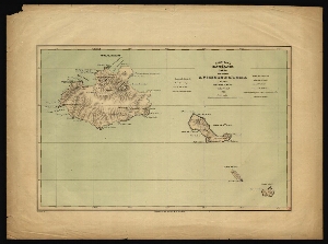Carta das Ilhas de S. Vicente e Sta. Luzia e dos Ilhéus Branco e Razo