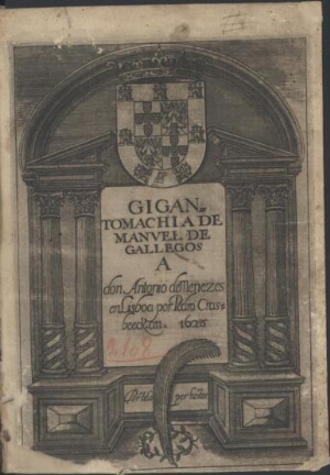 Gigantomachia de Manuel de Gallegos a don Antonio de Menezes