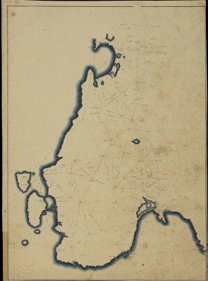 [Carta geográfica da parte ocidental da Sardenha]