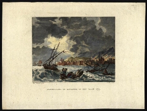Aardbeeving te Lissabon in den Jaare 1755