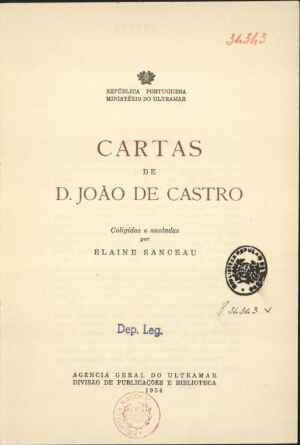 Cartas de D. João de Castro