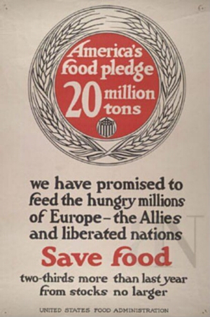 America's food pledge 20 million tons