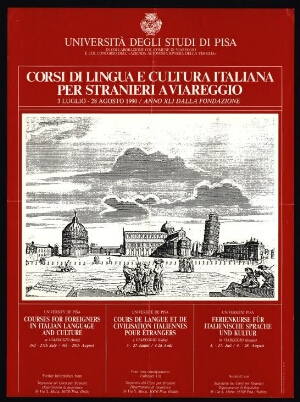 Corsi di Lingua e Cultura Italiana per stranieri a Viareggio