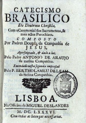 Catecismo brasilico da doutrina christãa