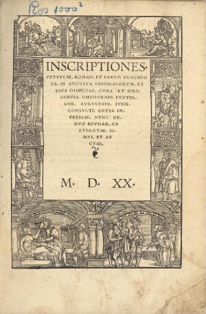 Inscriptiones vetustae Roman et earum fragmenta in Augusta Vindelicorum et eius dioecesi cura et dil...