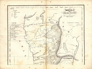 Planta da República do Paraguay com as marchas dos exercitos alliados em 1866, 67, 68, 69, 70