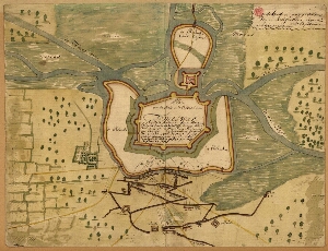 [Plano da fortificação de Temeswar, Hungria]