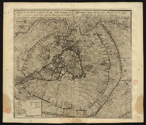 Plan de la ville, et citadelle de Lille, assiegée par les alliez, avec les lignes de circumvalation,...