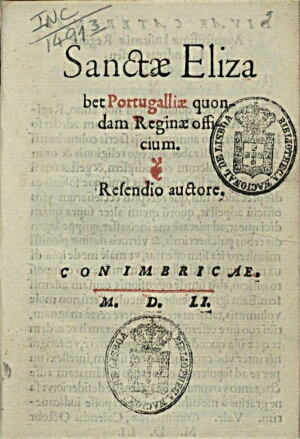 Sanctae Elizabet Portugaliae quondam reginae officium