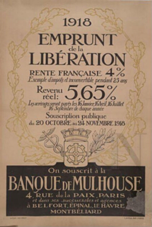 Emprunt de la Libération - 1918