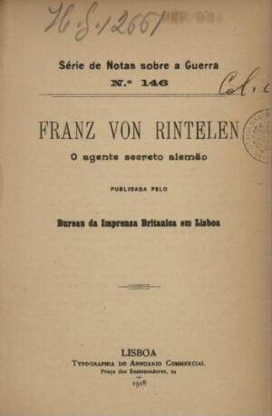 Franz von Rintelen