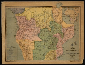 Carta das possessões portuguezas da Africa meridional segundo as convenções celebradas em 1891