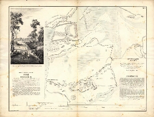 Tuyuty e Sauce, Março 1868;Perfil sobre altura da trincheira do Sauce;Vista da represa d'água no Sau...