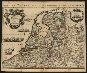 Provinces-Unies des Pays-Bas avec leurs acquisitions dans La Flandre, Le Brabant, Le Limbourg, Et Le...