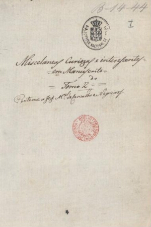 Sentença dada ao R.do P.e Antonio Vieira na Inquizição de Coimbra em 23 de Dezembro de 1667